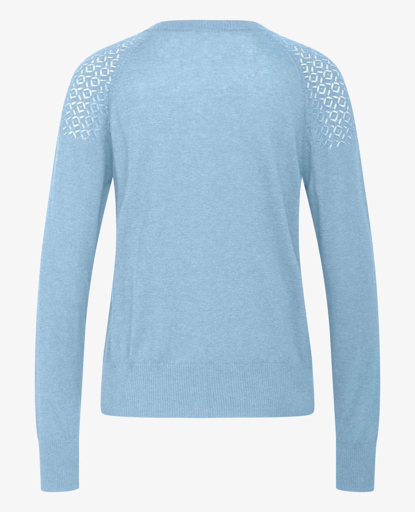 LOUISANN STRIKKET CARDIGAN MED HULMØNSTER