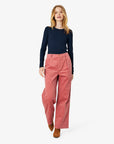 LYRANN RIBSTRIKKET BLUSE