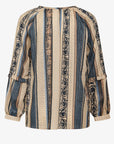 COLUMBINENN MØNSTRET BLUSE