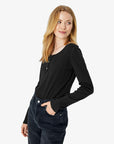 MINDYNN LANGÆRMET T-SHIRT