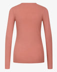 LYRANN RIBSTRIKKET BLUSE