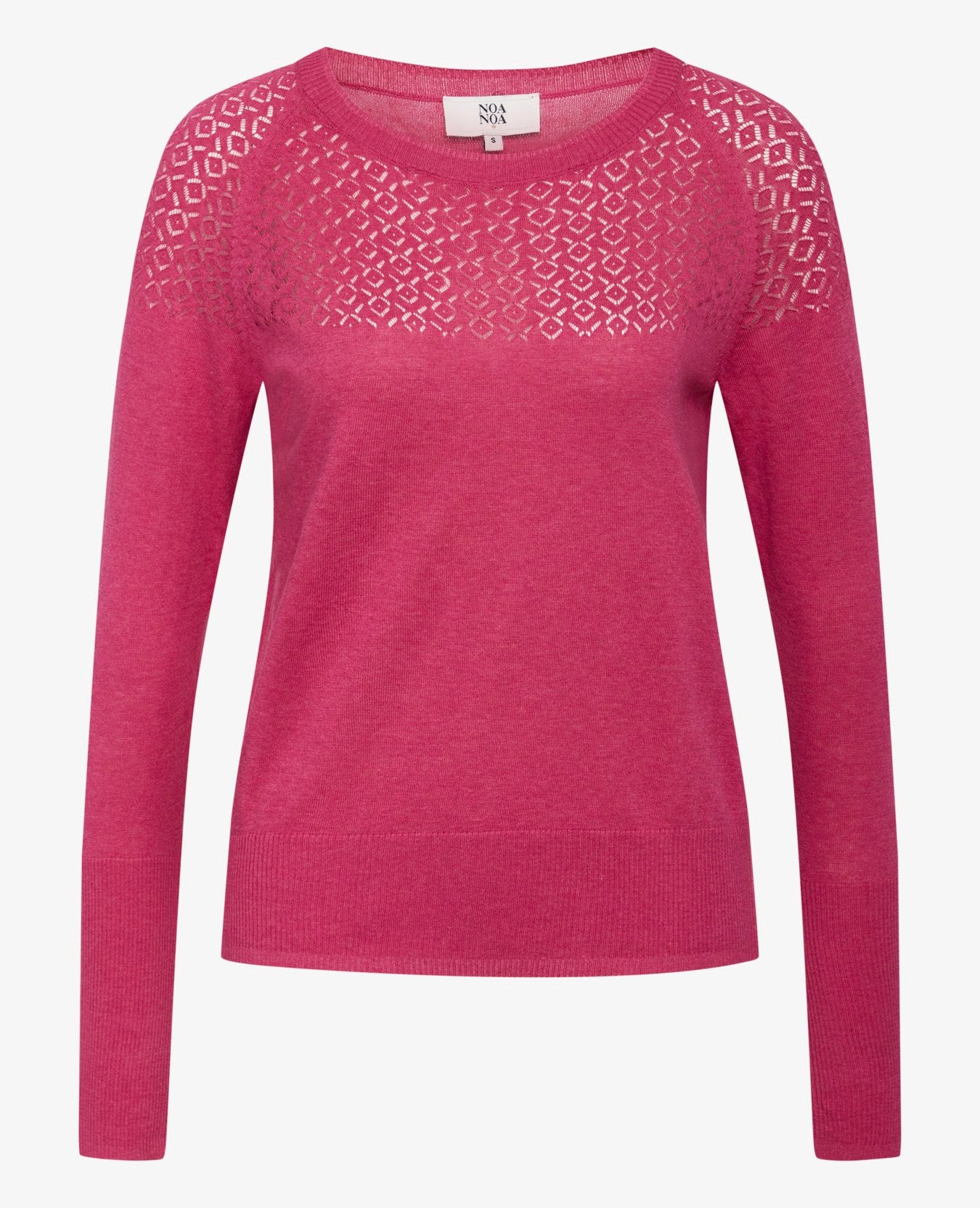LOUISANN PULLOVER MED HULMØNSTER