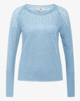 LOUISANN PULLOVER MED HULMØNSTER