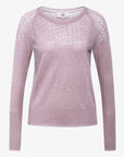 LOUISANN PULLOVER MED HULMØNSTER