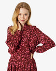 LONANN MØNSTRET BLUSE