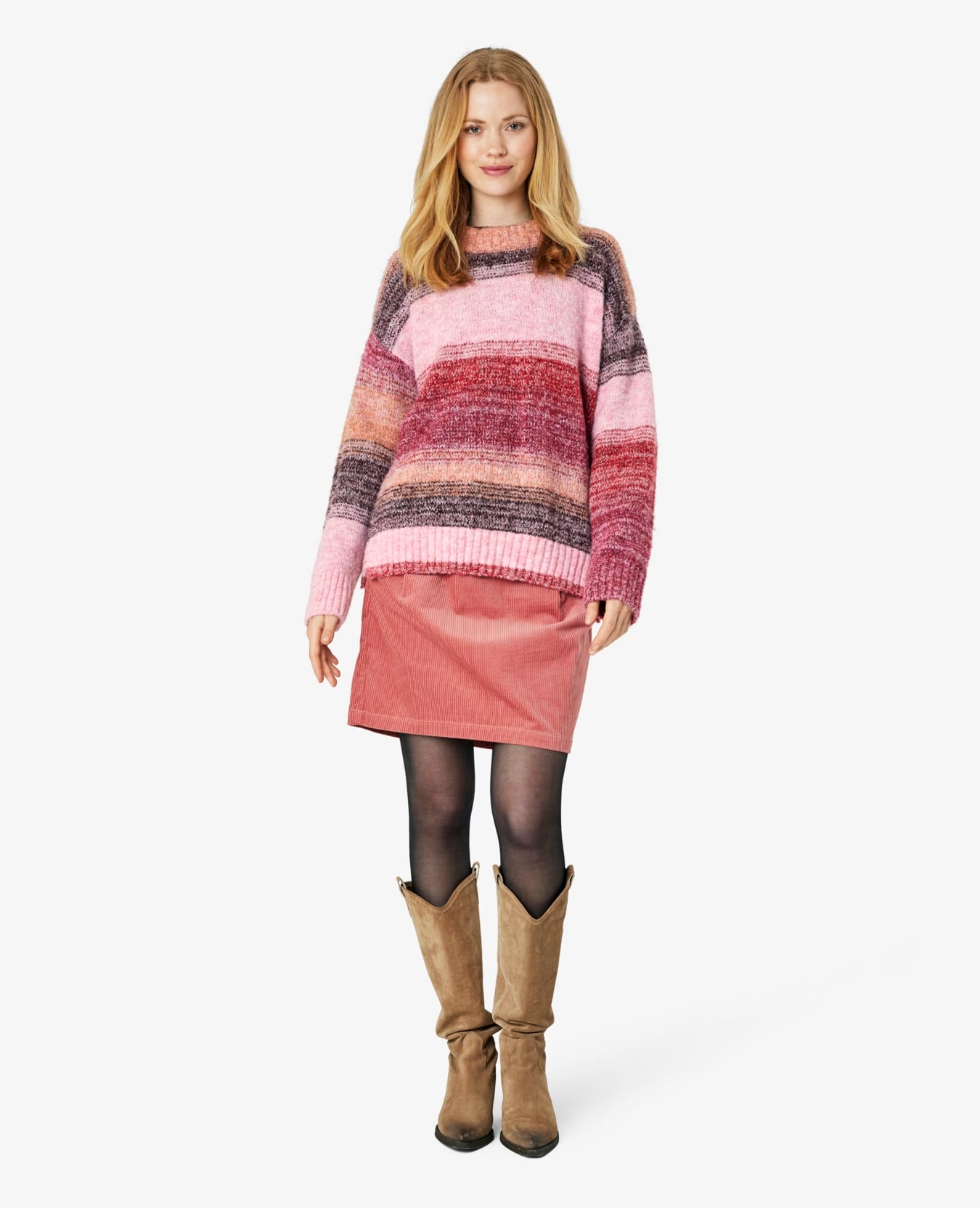 MAUDANN STRIKKET PULLOVER
