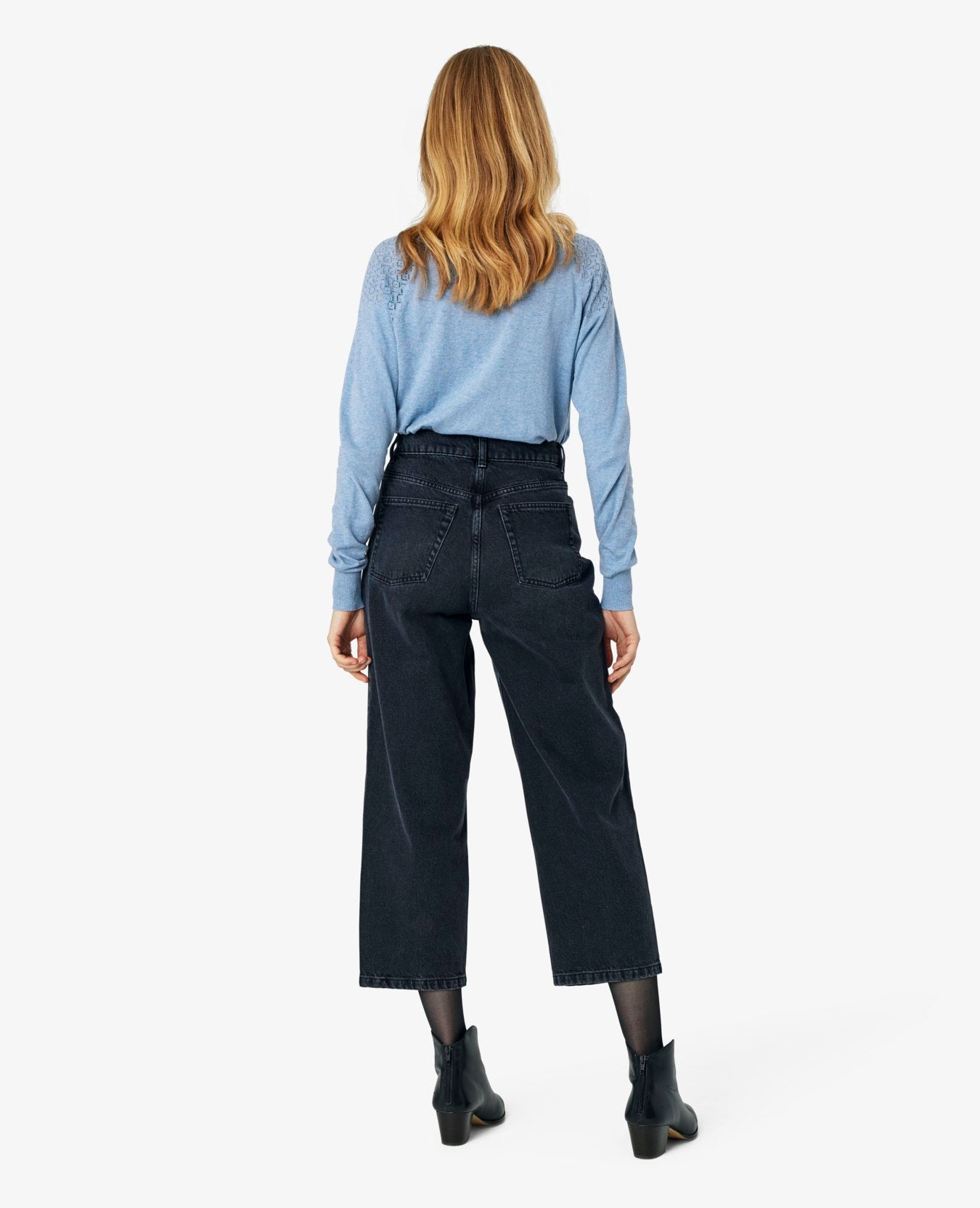 LOUISANN STRIKKET CARDIGAN MED HULMØNSTER