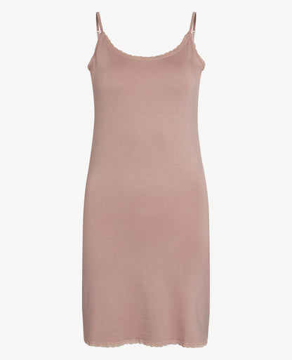 ESSENTIAL LACE JERSEY DRESS