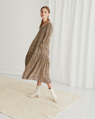 FLORAL MOSS DRESS