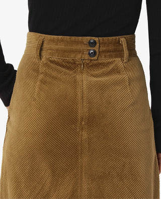 ESSENTIAL ORGANIC CORDUROY SKIRT