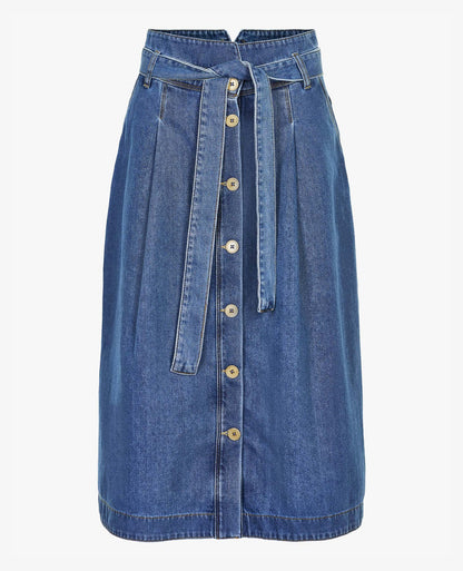 MIDWEIGHT INDIGO SKIRT