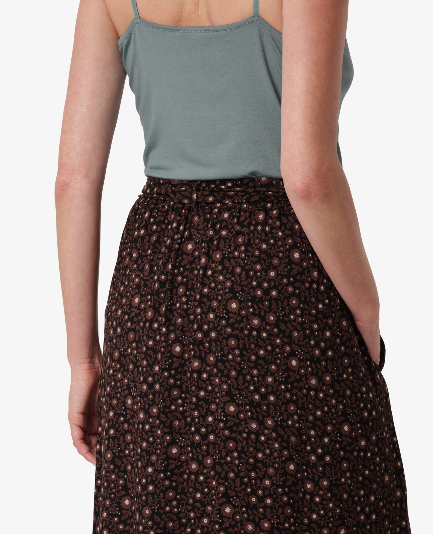 DRAPY JERSEY SKIRT