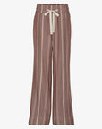 STRIPED LINEN BLEND