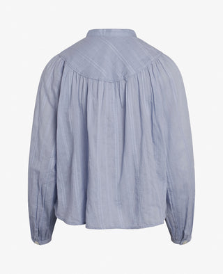 ORGANIC COTTON DOBBY BLOUSE