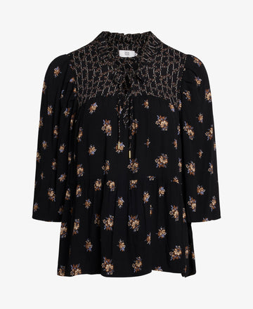 FLORAL MOSS BLOUSE