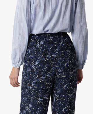 PAISLEY AIR CREPE TROUSERS