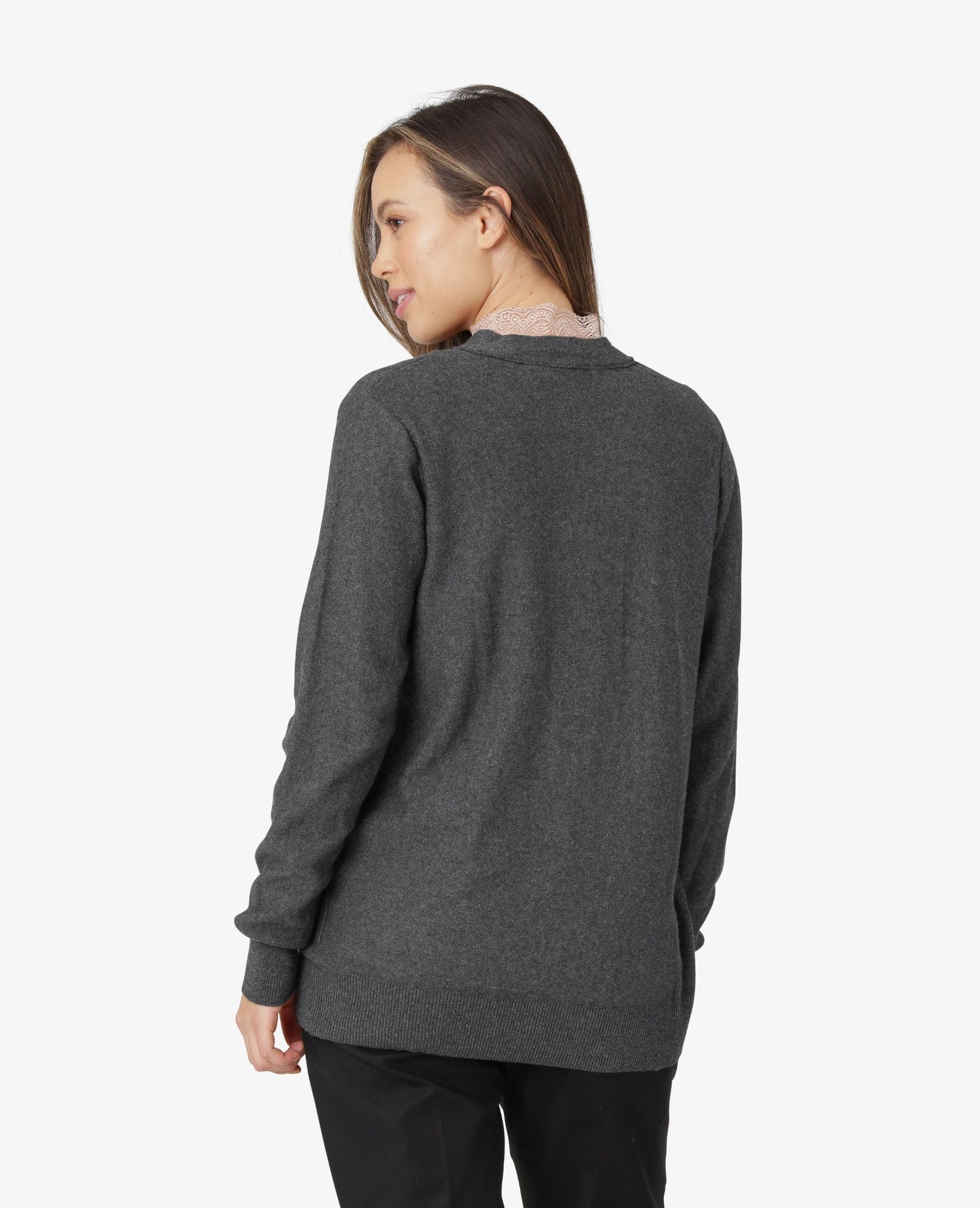 ESSENTIAL COTTON CASHMERE CARDIGAN