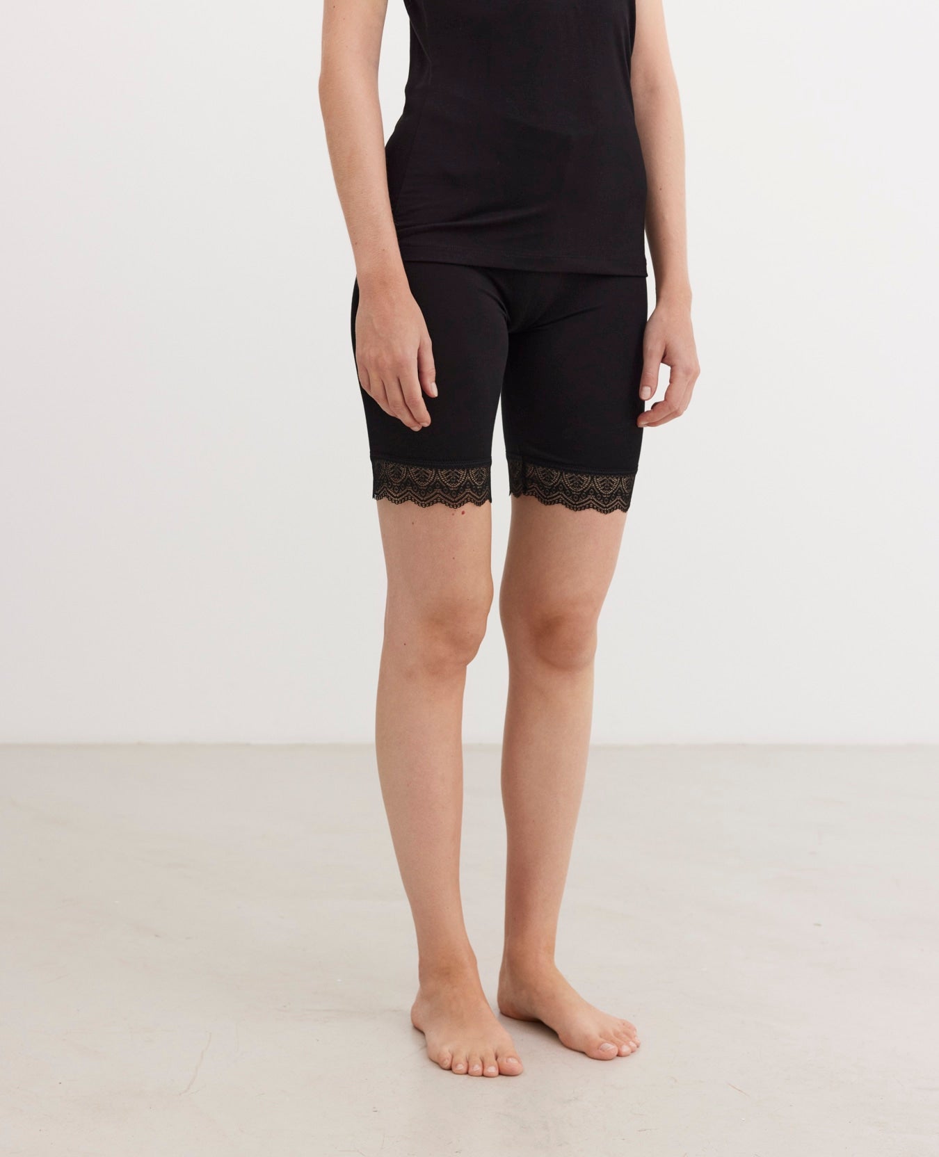 ALMANN BASIS BIKERSHORTS MED BLONDEKANT