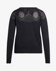 LOUISANN STRIKKET CARDIGAN MED HULMØNSTER