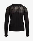 LOUISANN PULLOVER MED HULMØNSTER