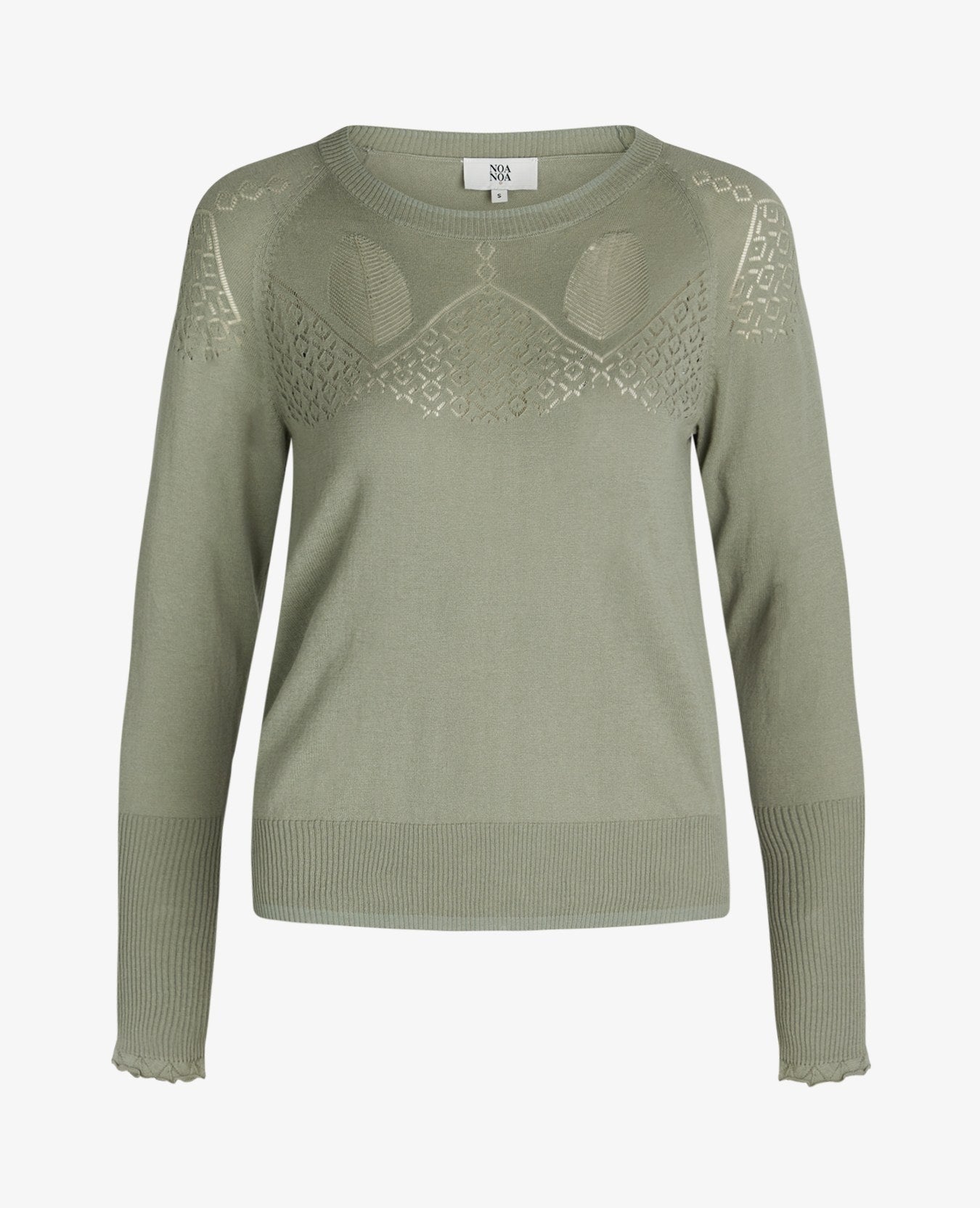 LOUISANN PULLOVER MED HULMØNSTER