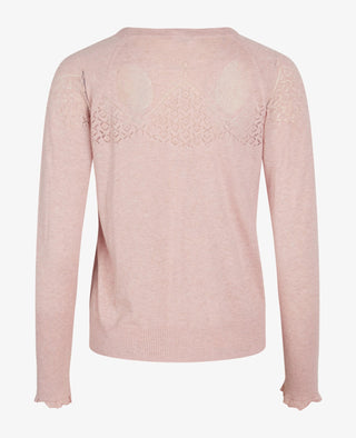 LOUISANN PULLOVER MED HULMØNSTER