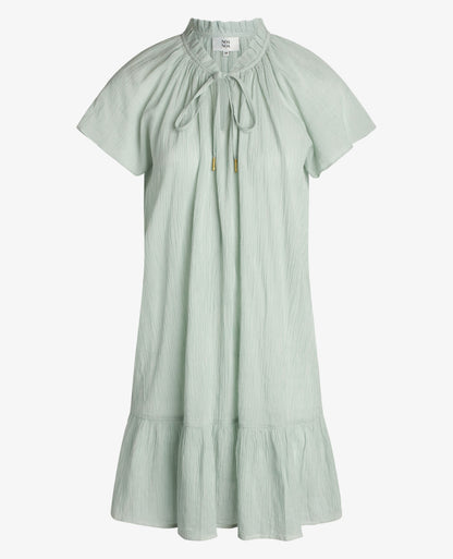 ORGANIC COTTON CREASED SHEER TUNIC