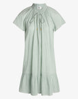 ORGANIC COTTON CREASED SHEER TUNIC