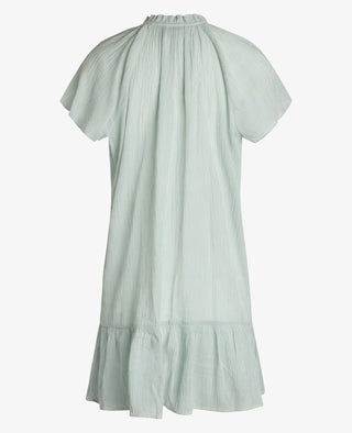 ORGANIC COTTON CREASED SHEER TUNIC