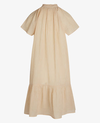 ORGANIC COTTON CREASED SHEER TUNIC