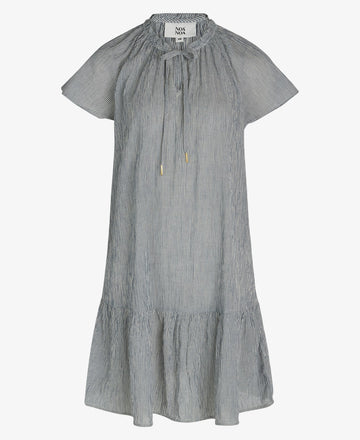 ORGANIC COTTON CREASED SHEER TUNIC