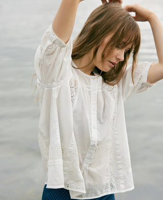 OTN ORGANIC FINE COTTON BLUSE