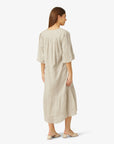 ORGANIC COTTON GAUZE KJOLE