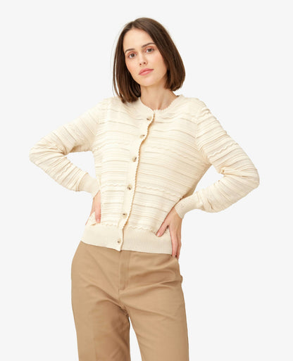 MOLLYNN STRIKKET CARDIGAN