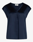 KATIENN BLUSE MED V-HALS