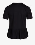 NOLANN PEPLUM T-SHIRT I ØKOLOGISK JERSEY