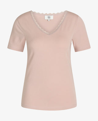 LYDANN T-SHIRT MED V-HALS