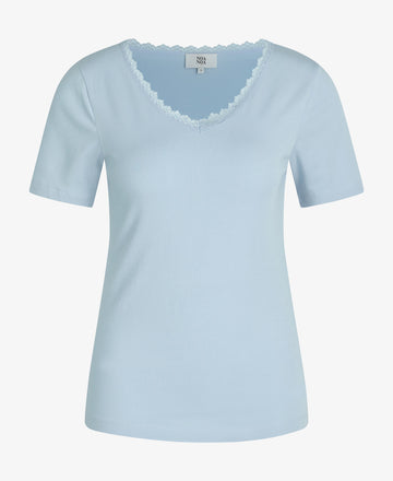 LYDANN T-SHIRT MED V-HALS
