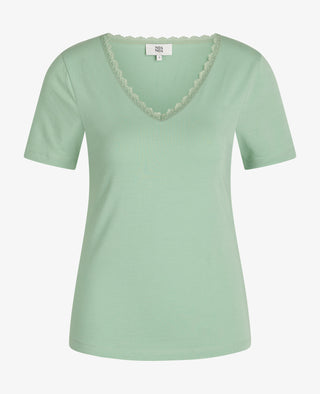 LYDANN T-SHIRT MED V-HALS