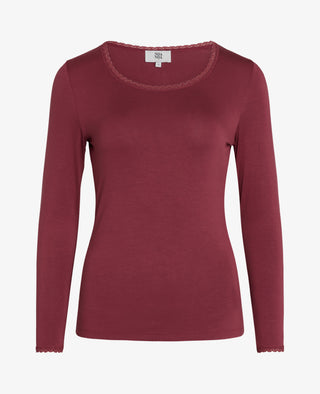 ESSENTIAL LACE JERSEY T-SHIRT