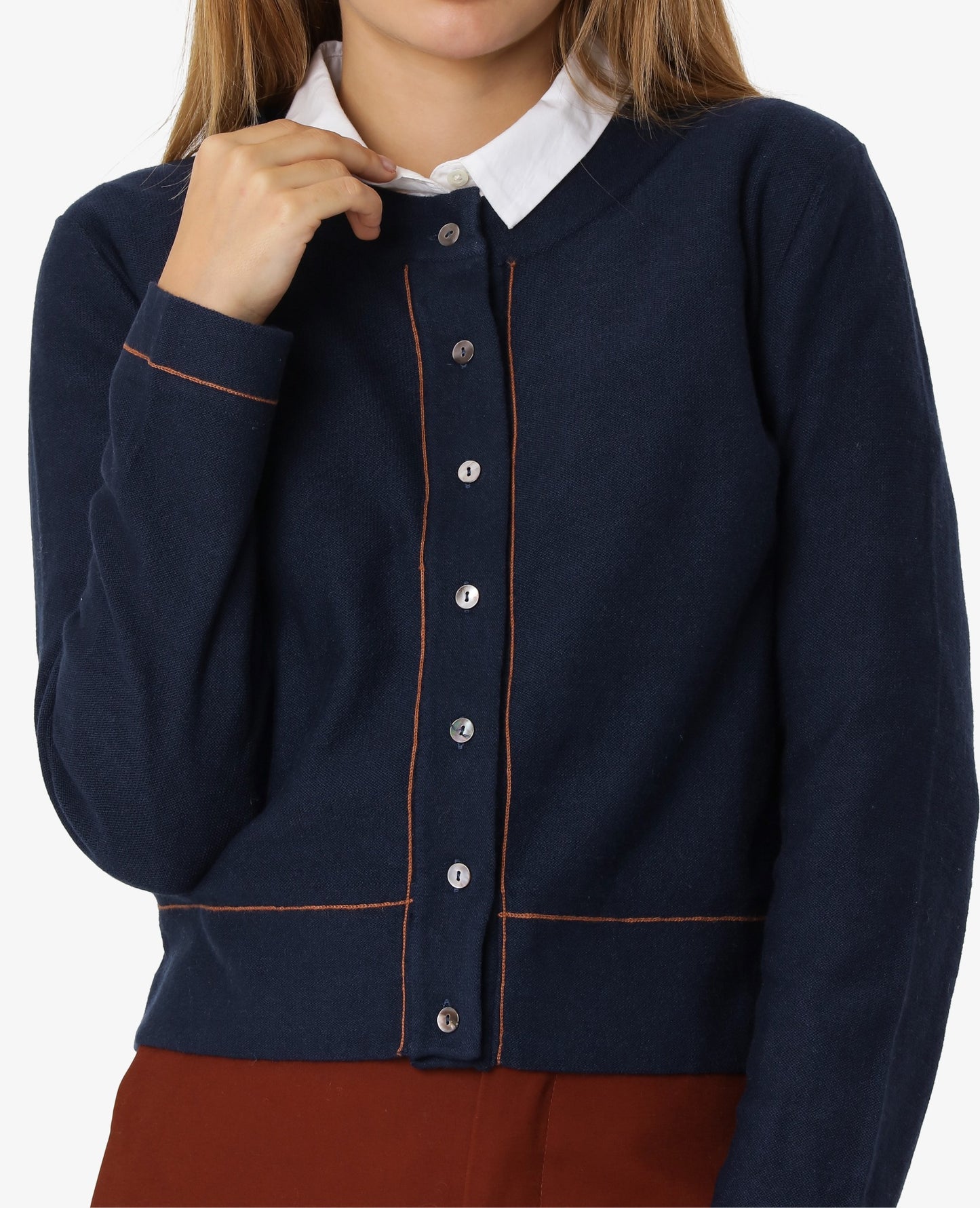 ESSENTIAL COTTON CASHMERE CARDIGAN