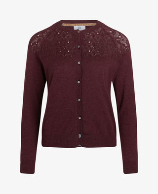 ESSENTIAL COTTON MELANGE CARDIGAN
