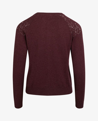 ESSENTIAL COTTON MELANGE CARDIGAN
