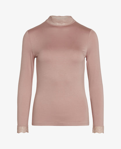 ESSENTIAL LACE JERSEY T-SHIRT