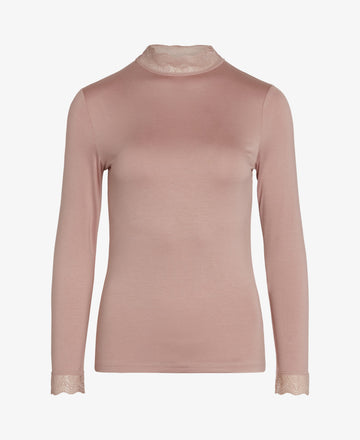 ESSENTIAL LACE JERSEY T-SHIRT