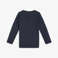 DORIA LANGÆRMET BABY T-SHIRT MED HULMØNSTER