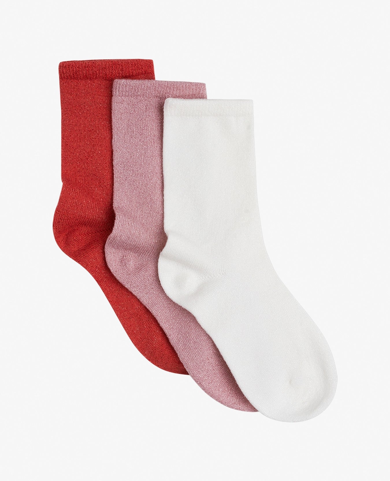 MINI 3-PACK GLITTER ANKLE SOCK