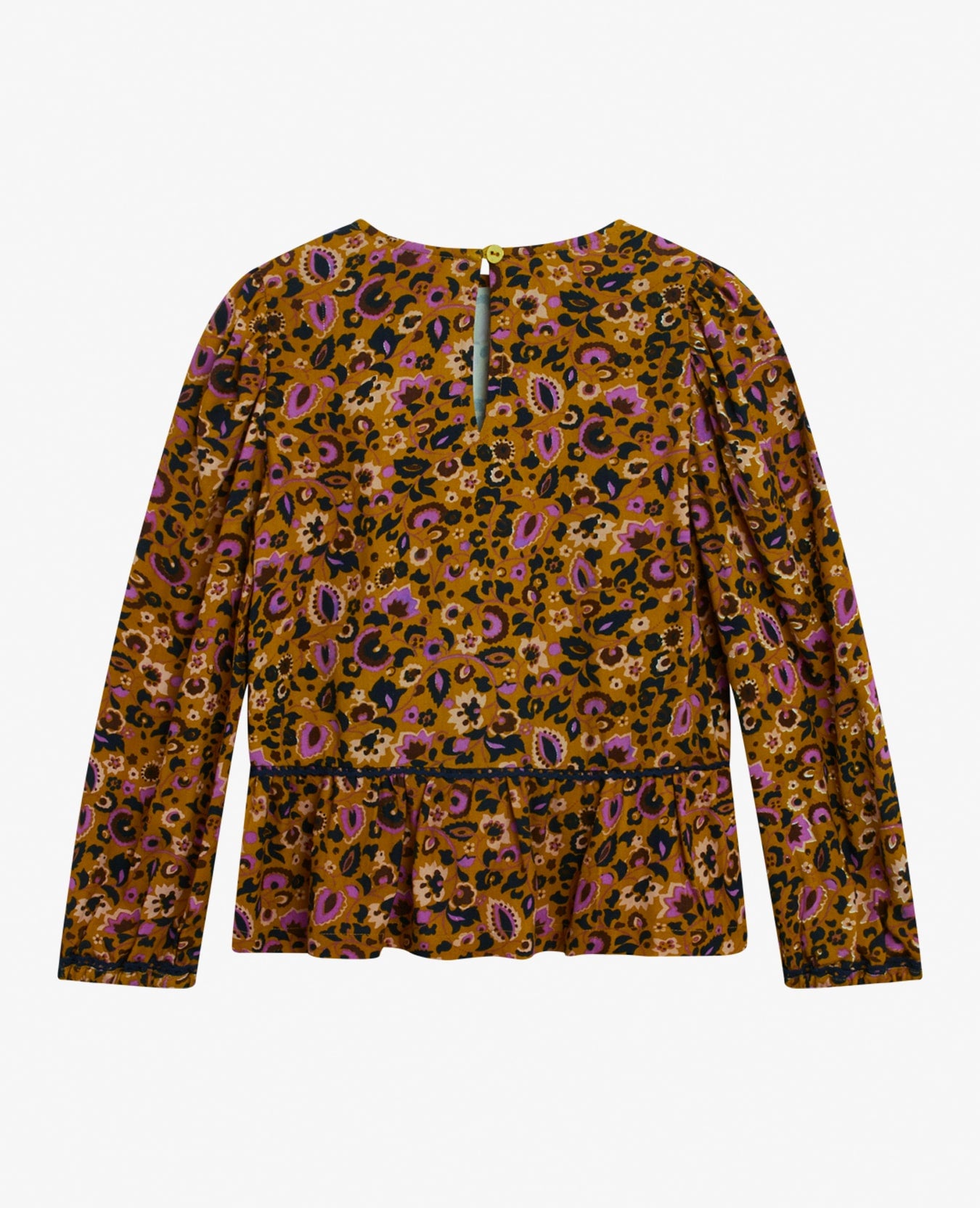 MINI FLOWER TWILL VISCOSE BLOUSE