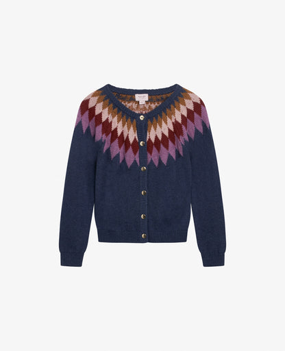 MINI NORDIC WOOL CARDIGAN
