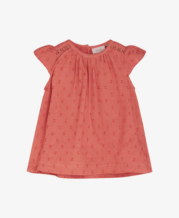 BABY STRUCTURED DOT KJOLE